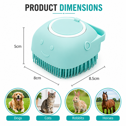 Silicone Pet Bath Scrubber