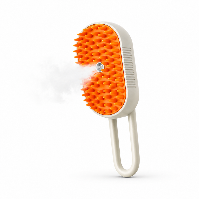 3-in-1 Steam Pet Grooming Brush