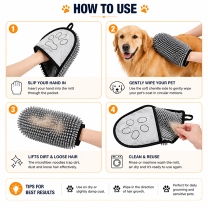 Ultra-Absorb Microfiber Pet Towel